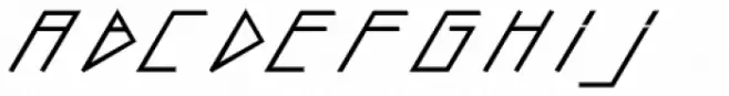 Slanted ITALIC shift Bold