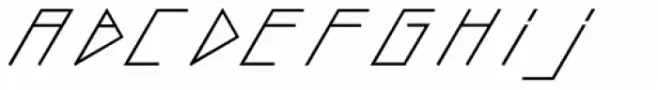 Slanted ITALIC shift