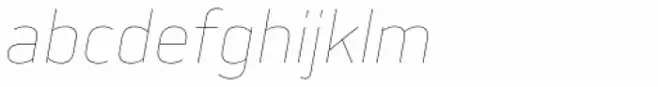 Slow Tempo Thin Italic