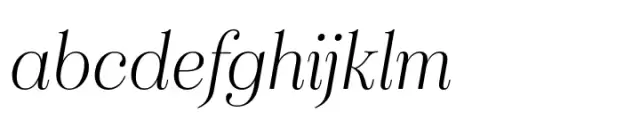 Sociato Extra Thin Italic