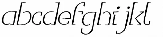 Sofia City Pencil Italic