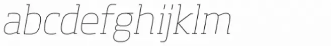 Soho Pro Thin Italic