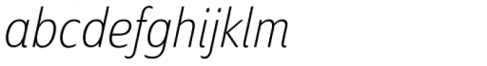 Solitas Con Thin Italic