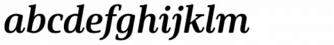 Solitas Serif Norm Bold Italic