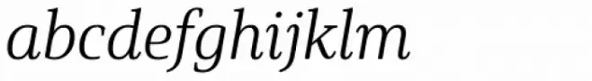 Solitas Serif Norm Light Italic