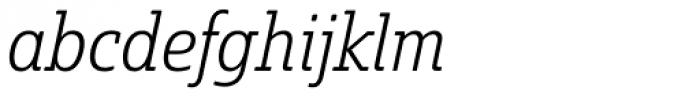 Solitas Slab Con Light Italic