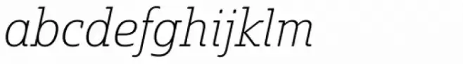 Solitas Slab Nor Thin Italic