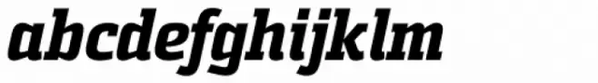 Sommet Slab Heavy Italic