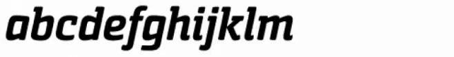 Sommet Slab Rounded Black Italic