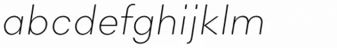 Sonny Gothic Condensed Ultra Light Italic