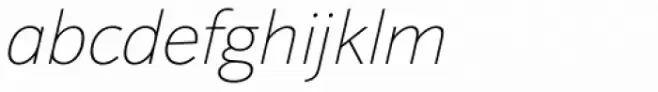 Sonus Thin Italic