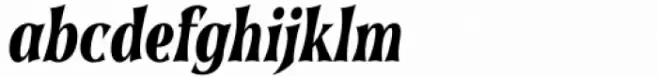 Soprani Condensed Black Italic