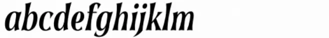 Soprani Condensed Bold Italic