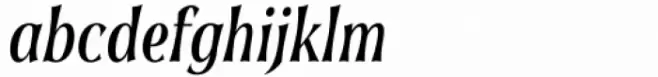 Soprani Condensed Demi Italic