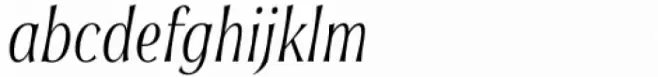 Soprani Condensed Light Italic
