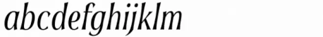 Soprani Condensed Regular Italic