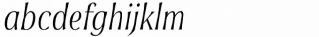Soprani Norm Light Italic
