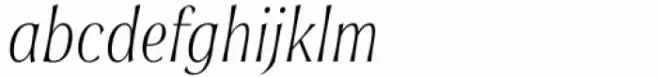 Soprani Norm Thin Italic