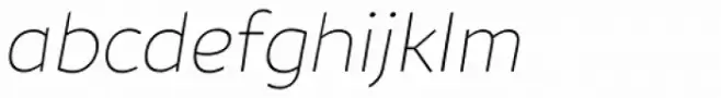Souses Thin Italic