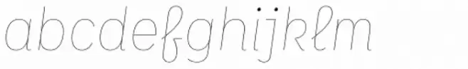 Spock Essential Alt2 Thin Italic