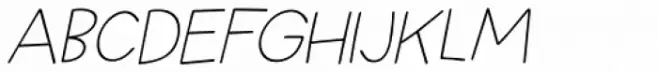 Springwood Line Italic