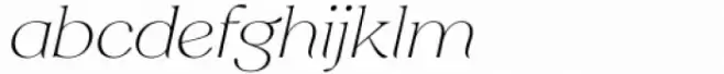 Sregs Serif Display Extra Light Italic