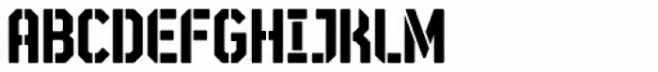 STP Stencil Bold