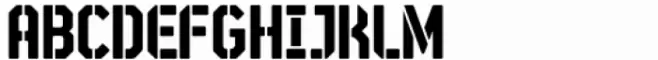 STP Stencil Cyrillic Bold