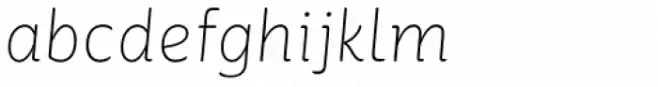 St Ryde Thin Italic