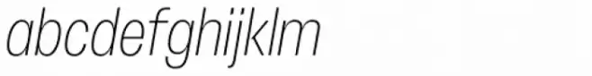 Stapel Narrow Extra Light Italic