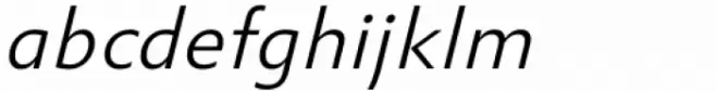 Statement Sans Light Italic