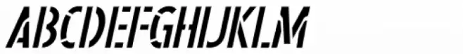 Steel Stencil Oblique JNL