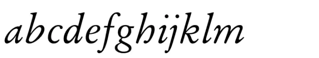 Stempel Garamond LT Italic
