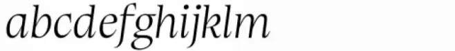 Stibium Extra Light Italic