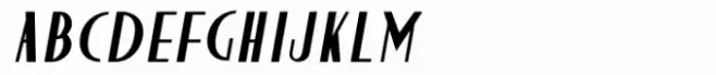 Stigna Bold Expanded Italic