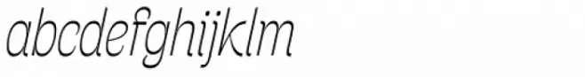 Stinger Slim Thin Italic