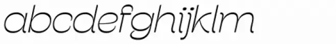 Stinger Wide Thin Italic
