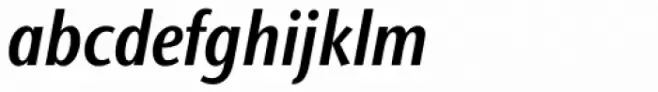 Stone Sans II Pro Condensed SemiBold Italic