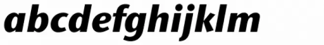Stone Sans II Pro ExtraBold Italic
