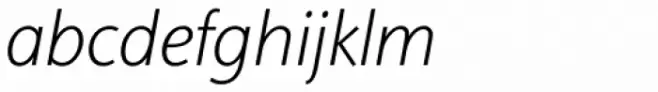 Stone Sans II Pro Light Italic