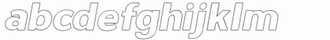 Stovia Outline Italic