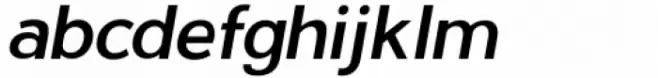 Stovia Semi Bold Italic