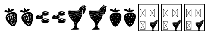 Strawberry Junkies Clipart