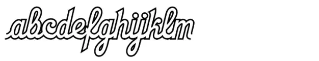 Strikers Script Outline Bold