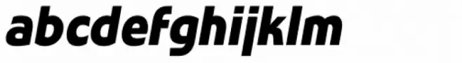 Stumpy Condensed Oblique