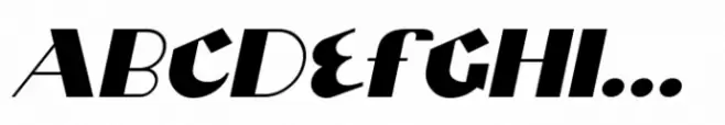 Stylized Deco JNL Oblique