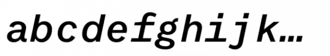 Suffix Medium Italic