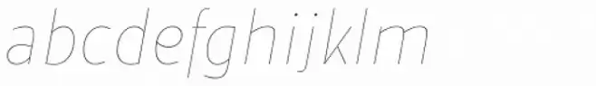 Suit Sans Pro Ultra Thin Italic