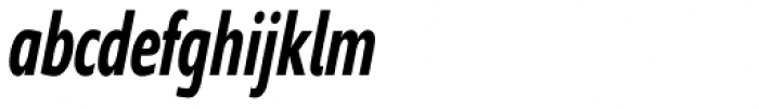 Supra Compressed DemiBold Italic