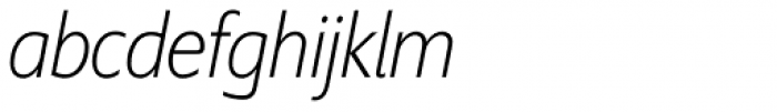 Supra Condensed ExtraLight Italic